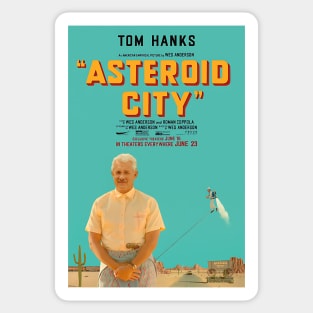 Asteroid City Tom Hanks Poster Sticker